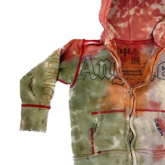 Rare The Great China Wall Los Angeles Salvage Car Club 1999 Kids Zip Hoodie 4 T - Picture 13 of 17